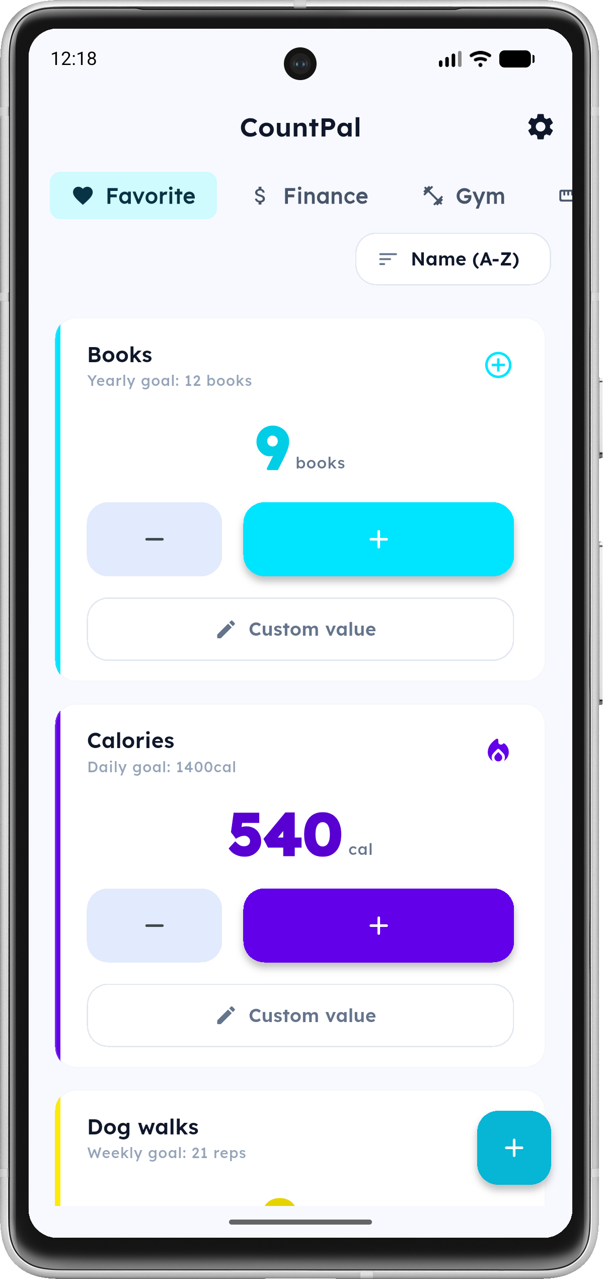 CountPal app screenshot
